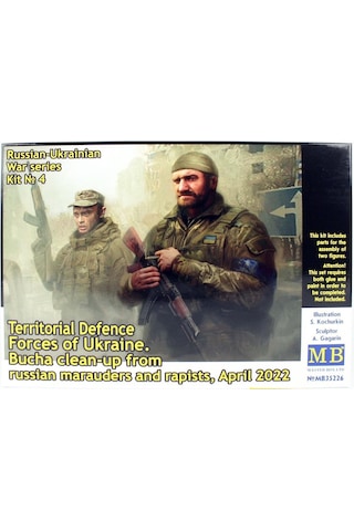 Masterbox 35226 1/35 Ölçek, Rus-ukrayna Savaşı, Ukrayna Bölgesel Savunma Kuvvetleri, Plastik Figür Kiti-55843