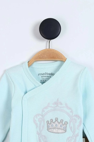 Nakış Desenli Müslin Erkek Bebek Hastane Çıkışı Bebek Kıyafetleri Yenidoğan Hastane Çıkış Seti 5 Li Su Yeşili