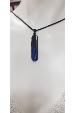 Vog Kişiselleştirile Bilinir Çift Renk Desenli Sevgiliye Eşe Arkadaşa Hediye Kolye