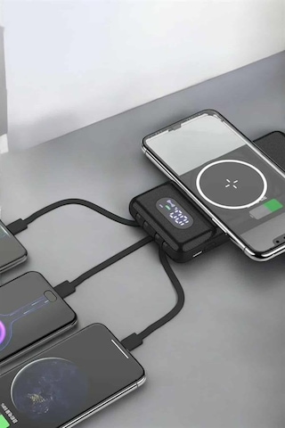 10.000 Mah Powerbank 4 Portlu Hızlı Şarj Dijital Göstergeli Çok Renkli 82942368