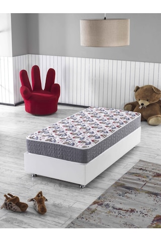 Candy Princess Kız Desenli Ultra Ortopedik Yaylı Yatak 90x190 Tek Kişilik