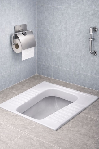 Karteya Yapışkanlı Krom Kapaklı Tuvalet Kağıdı Askısı Wc Kağıtlık Gri