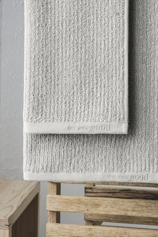 Pana Set 202 - Yeni Trend, 50x90 - 70x140cm. 2ad. Premium Havlu Seti Açık Gri