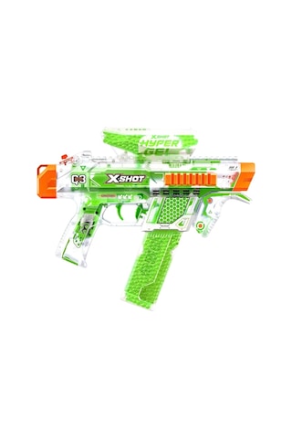 X Shot X-shot Hyper Gel Karanlıkta Parlayan Nightstrike Orta Boy Gel Tabanca Nerf, Oyuncak Tabanca Açık Yeşil