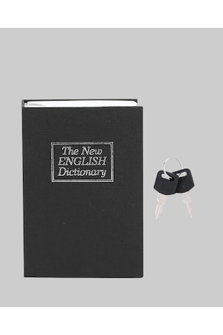 Mey Najmaddin Gizli Kitap Kasa Metal Gövdeli, Anahtarlı Najmaddin