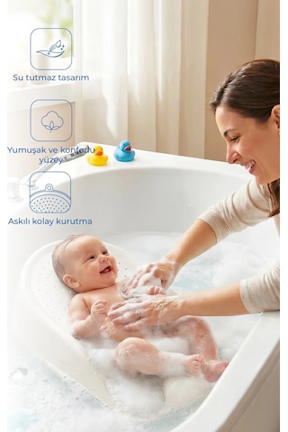 Babyjem Soft Banyo Desteği Bebek Yıkama Yardımcısı Kum Beji