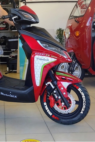 Diablo Supercorsa Lastik Yazısı Scooter Stikeri