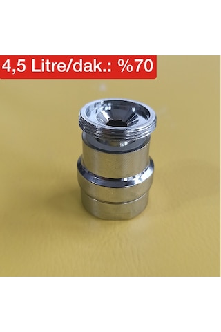 Tasarruflu Oynar Lavabo  Batarya Başlığı Krom