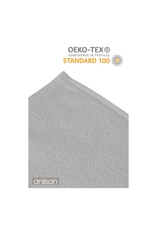 10'lu Gri El Havlusu - 50x90 Cm, 225 Gr, %100 Pamuk, Spa Ve Otel Havlusu, Günlük Kullanıma Uygun Gri