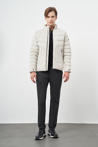 İmza Taş Rengi Dolumlu Hakim Yaka Slim Fit Dar Kesim Klasik Mont 1007245153 TAŞ RENGİ Taş