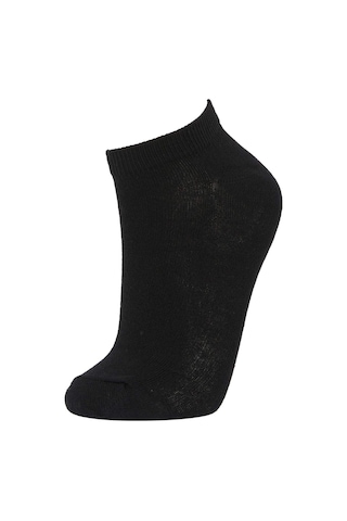 Defacto Kadın Pamuklu 3'lü Kısa Çorap T7370AZNSBK23 Siyah