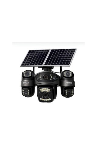 Onqam P Onsg4484 4g Kamera 4 Lens 3mp Aov Güneş Enerjili Güvenlik Kamerası