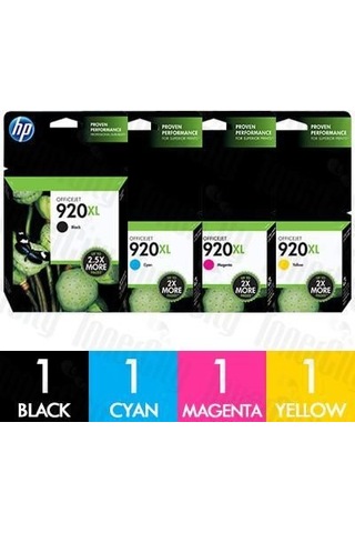 Hp 920Xl Kartuş  Paket 6000 6500 7000 7500A