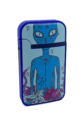 Zengaz Cool Tasarım Jet Alev Çakmak - Alien Lacivert