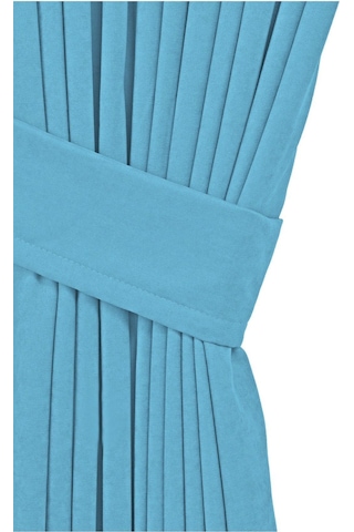 Cheap's Home Petek Dokulu Kadife Dokuma Sık 1 X 3 Pileli Fon Perde Turkuaz