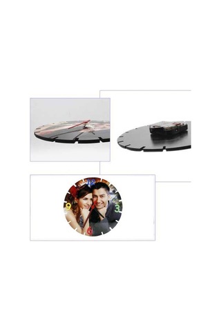 Hdf Yuvarlak Saat 20 Cm Çok Renkli