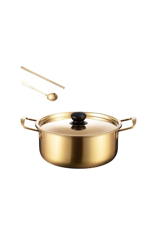 Homyl Kore Ramen Pişirme Pot Tencere Anında Erişte Kamp 20 Santimetre