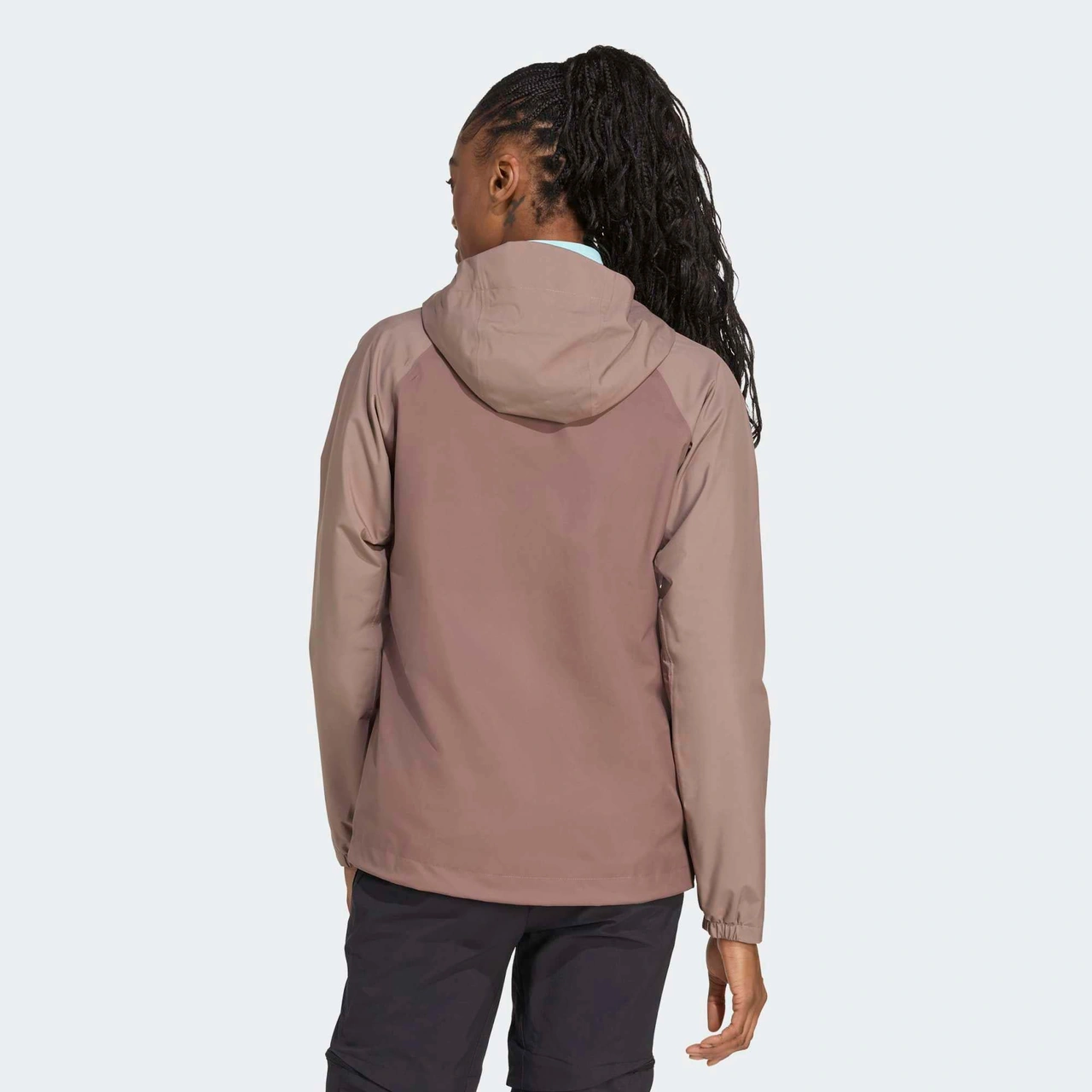 Adidas Terrex Multi 2l Rain.rdy Kadın Bej Yağmurluk Jn0857 Krem