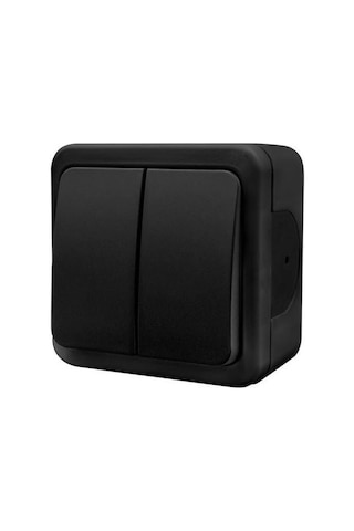 Multima Siyah Sıva Üstü Komütatör