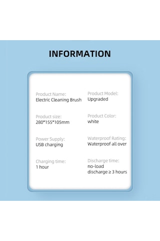 Reedark Kablosuz Elektrikli Döner Fırça - Mutfak, Banyo, Zemin Ve Daha Fazlası İçin 5 Başlıklı Temizlik Seti