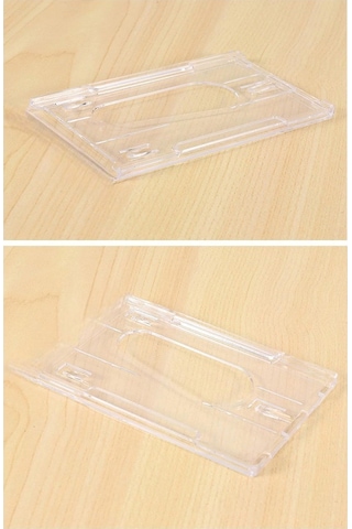 Şeffaf Kart Kılıfı Kimlik Ehliyet Kredi Kartı Koruyucu 1 Adet Pvc Plastik Kart Koruma Kabı