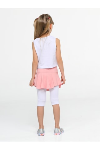 Unicorn Tayt+ T-shirt Kız Çocuk Takım-pembe Pembe