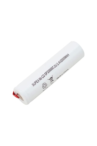 Supex Üst Üste Dik 2'li 2.4v 2000mah Süpürge Pili