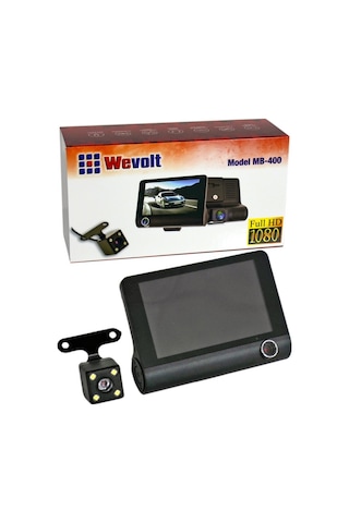 NYF Wevolt DVR Kayıt Cihazı 4 inç Ekranlı 3 Kameralı MB-400
