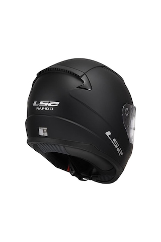 Ls2 Rapid 2 Mat Siyah Kask Yeni Seri