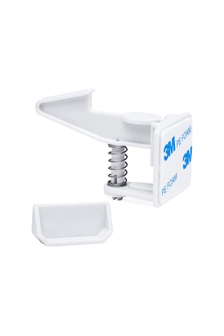 10 Adet Bebek Çocuk Kilit Güvenlik Çekmece Dolap Kilidi Gizli Kil Çok Renkli