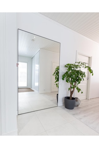 Fawdecor Dikdörtgen Dekoratif Ahşap Boy Aynası Gold 80 X 135 Cm