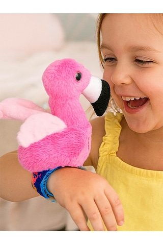 Happy Yappers Slap Bant Sesli Hareket Eden Flamingo Kuş Oyuncak Bileklik