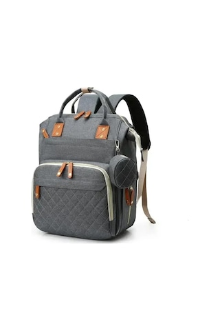 Jialan Taşınabilir Anne Çantası Büyük Kapasiteli Omuz Anne Ve Gri