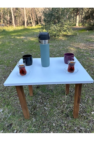 Portatif Kamp Masası Balkon Bahçe Masası Piknik Masası Sehpası 60