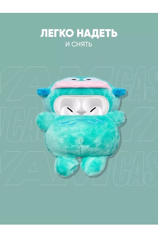 Yamcase Airpods Uyumlu Pro, Pro 2 İçin Peluş Kılıf, Kulaklık Kılıfı 161449312 Yeşil