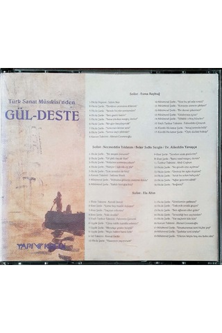 Plak Değildir Cd Dir Cd Türk Sanat Müsikisi'n Den Gül-deste Cd
