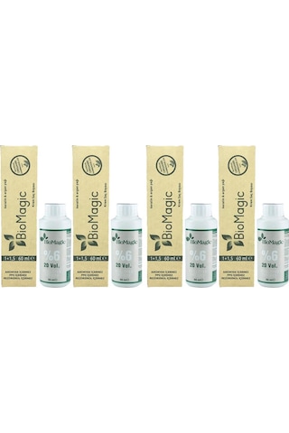Biomagic Organik Amonyaksız Saç Boyası (Çikolata Kahve - 66.07)+Oks (446404096)