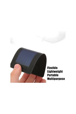 Pazly 0.3w/2v Dıy Esnek Güneş Paneli Modülü Bükülebilir Şarj Cihazı 120x60mm Oyuncak Ve Aydınlatma İçin