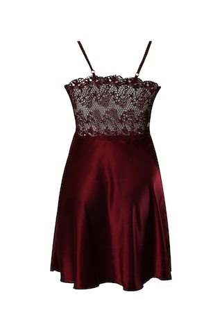 Pierre Cardin 6 Lı Saten Gecelik Çeyiz Takım Bordo