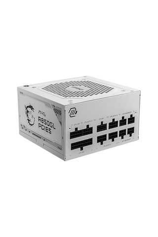 Msı Mag A850gl Whıte 850w 80+ Gold Gen 5.0 Atx 3.0 120mm Fanlı Psu
