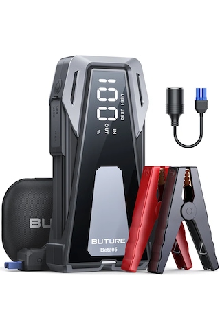 Buture BETA05 4000A 23800mah Taşınabilir Akü Takviye Kiti (Çanta + Led Lamba + Powerbank)