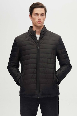 D'S Damat Slim Fit Rüzgar Geçirmez Elyaf Dolgulu Erkek Mont 3HF07ORT04262 Siyah