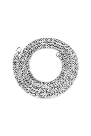 Silver Renk Çelik Erkek Gurmet Zincir Çelik