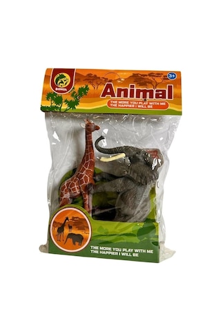 Bma-9/10 Pvc Pakette İkili Vahşi Hayvanlar -kid