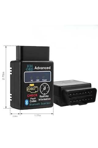Bluetooth Arıza Tespit Cihazı Araç Motor Arıza Okuma, Check Engine Sıfırlama, Oto Diagnostik Scanner 5492 1
