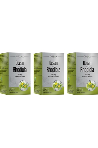 Ocean Rhodiola 250 Mg 3 x 30 Kapsül