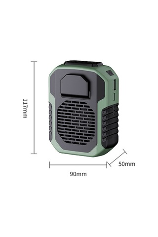 Skycity 6000ma Taşınabilir Bel Fanı, Yükseltilmiş 2'si 1 Arada Taşınabilir Mini Bel Klipsli Fan, Açık Hava Çal E