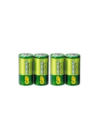 Gp Batteries Gp14g Greencell R14p / 1235 C Orta Boy Pil 1.5v 4 Lü Paket Uzun Ömürlü Pil
