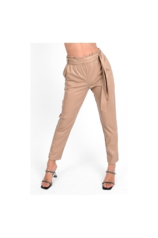Koza Butik Kadın Jogger Deri Pantolon 6151-23 001