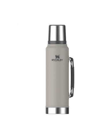 Stanley Classic Vakumlu Termos 1.1qt 1.04 L Gri Ash Renk, Çelik Gövde, Sızdırmaz, Unisex Gri